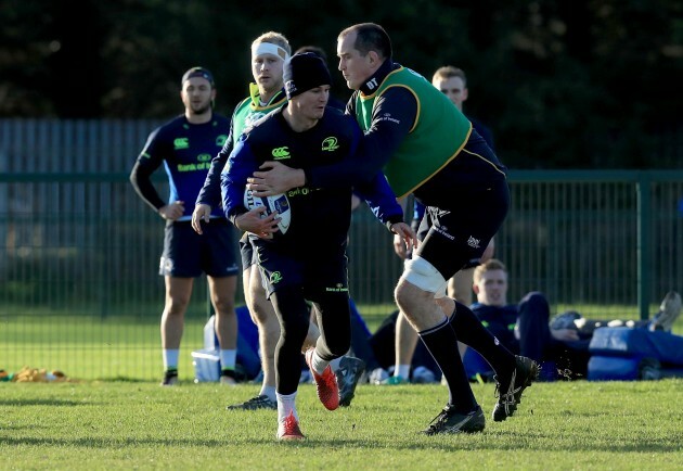 Jonathan Sexton and Devin Toner