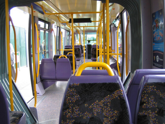 Inside a LUAS