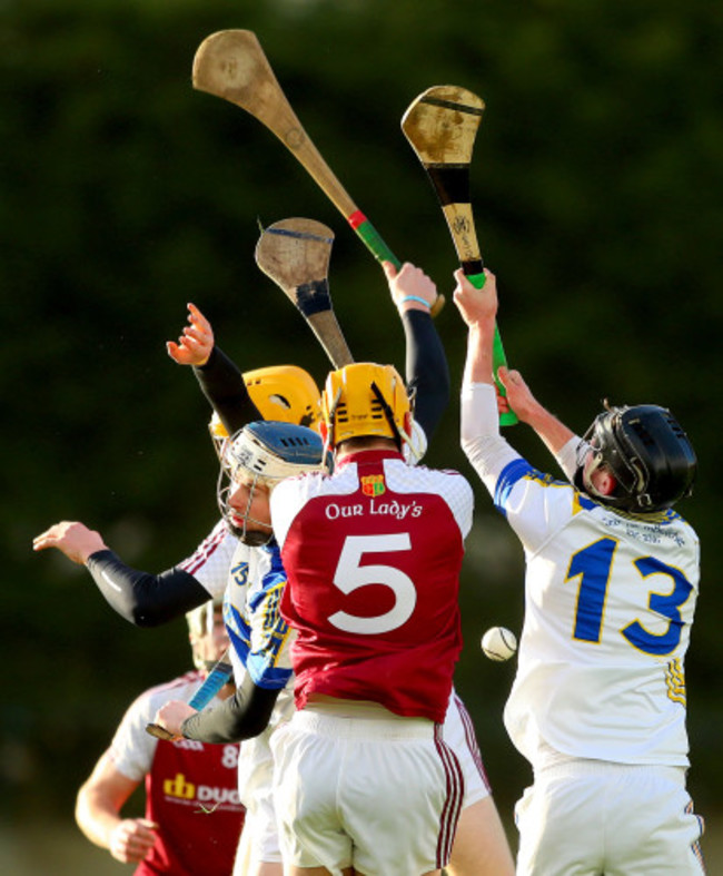 Eoin Barry and Darren Flood with Neil Quinlan