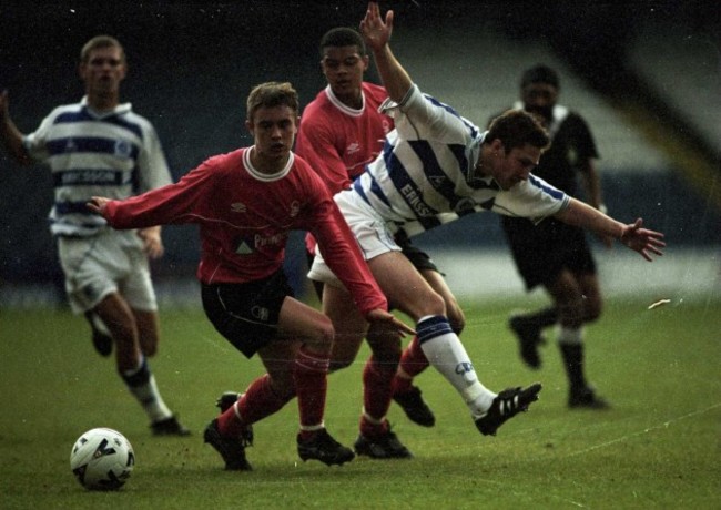 Soccer - FA Premier League U19 Final - 1st leg - Queens Park Rangers v Nottingham Forest