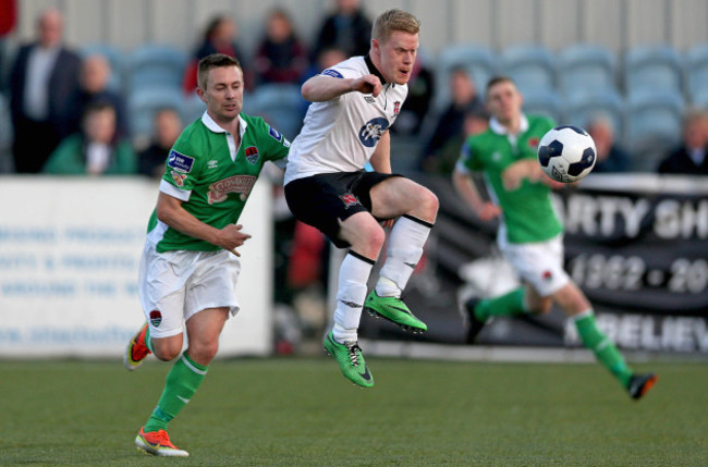 Liam Kearney with Daryl Horgan