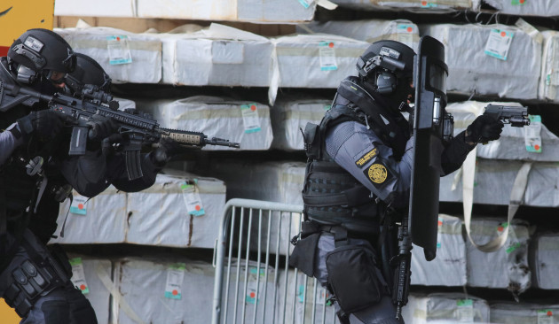 27/10/2016. Garda Terrorist Exercise Drogheda. Sce