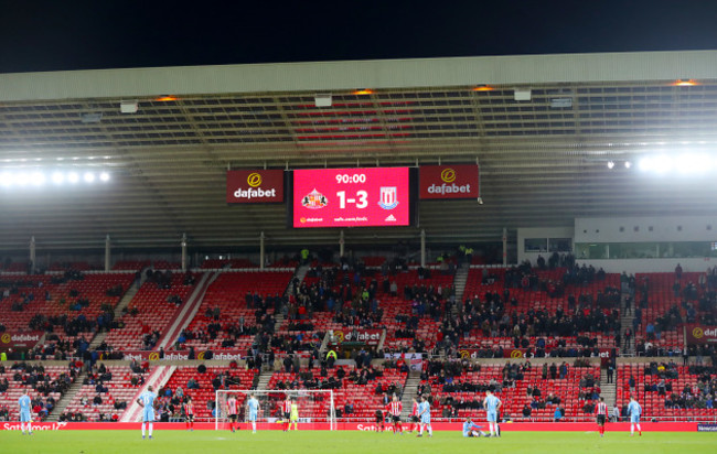 Sunderland v Stoke City - Premier League - Stadium of Light