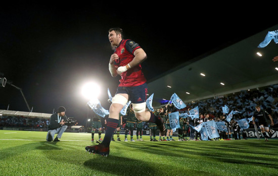 Peter O'Mahony makes his way onto the pitch