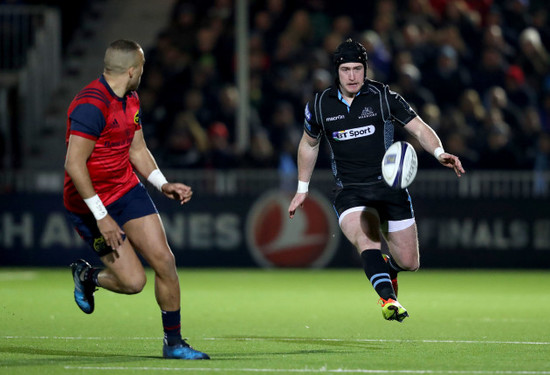 Simon Zebo with Stuart Hogg