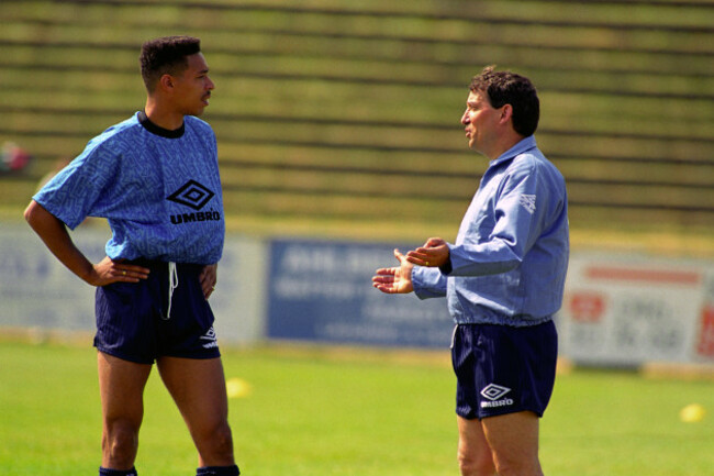 Soccer - Euro 92 - England Training in Sweden