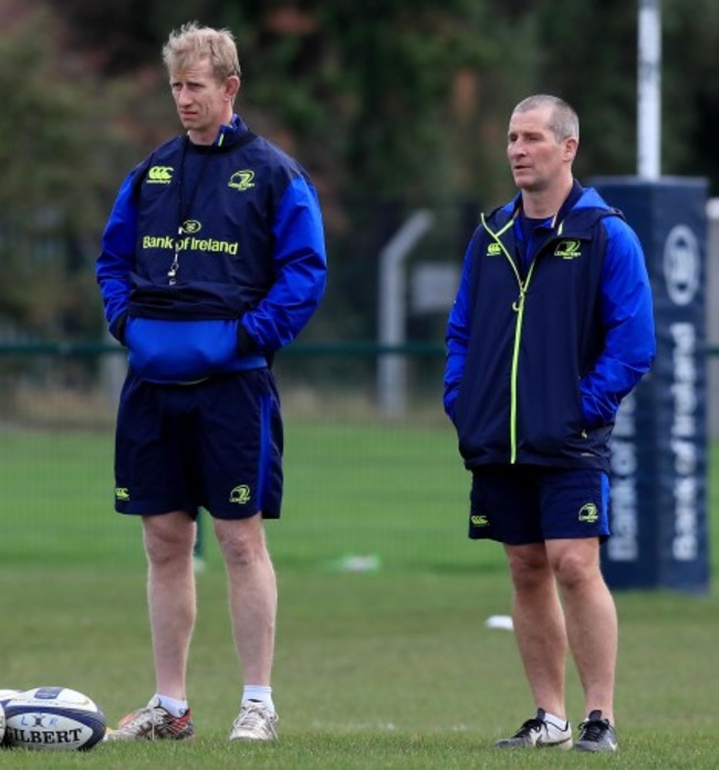 Leo Cullen and Stuart Lancaster