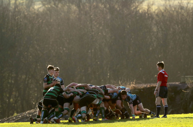 A view of a scrum