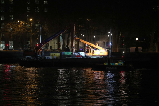 Second World War bomb found in Thames