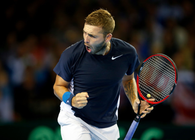 Davis Cup Semi-Finals - Great Britain v Argentina - Day Three - Emirates Arena