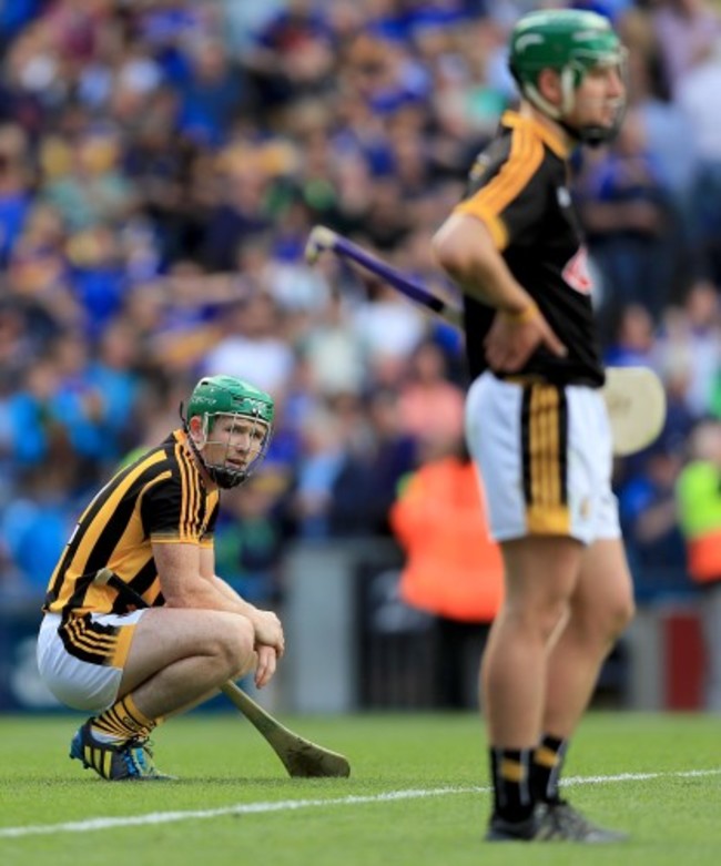 Paul Murphy and Eoin Murphy dejected