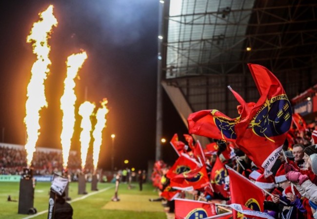 A view of Munster fans before the game 26/12//2016