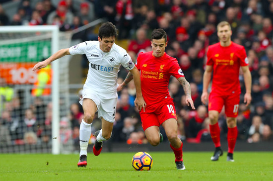 Liverpool v Swansea City - Premier League - Anfield