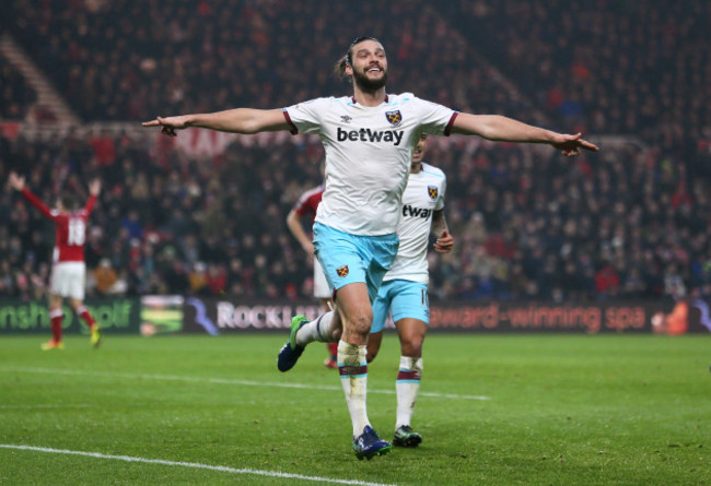 Middlesbrough v West Ham United - Premier League - Riverside Stadium