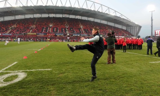 Ronan O'Gara before the game