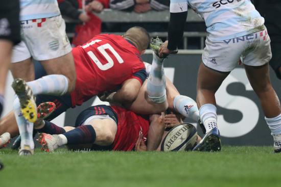 Ronan O'Mahony scores their second try