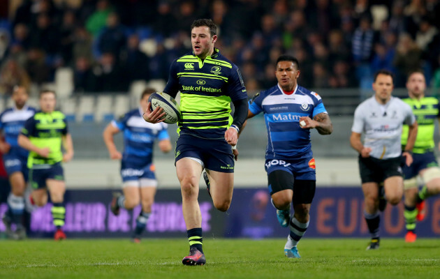 Robbie Henshaw breaks free to score a try