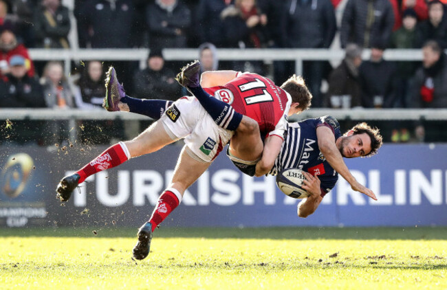 Andrew Trimble with Nans Ducuing