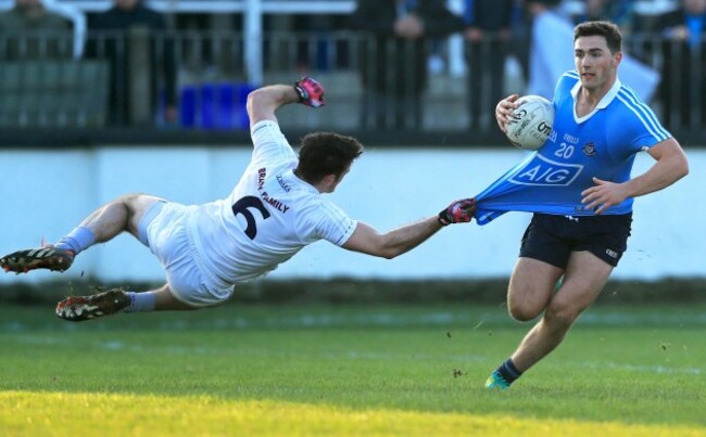 Colm Basquel with Eoin Doyle