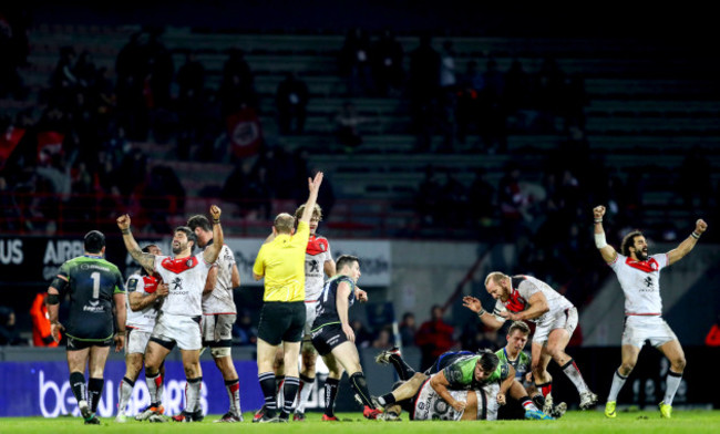 Toulouse players celebrate