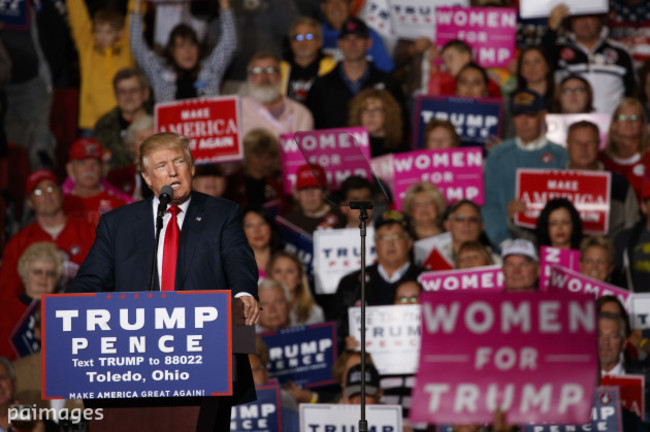 AP Poll Campaign 2016 Trump Woman