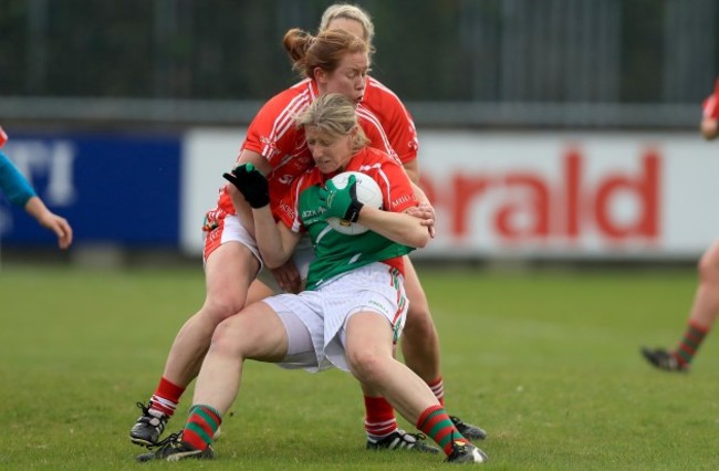 Cora Staunton with Rena Buckley