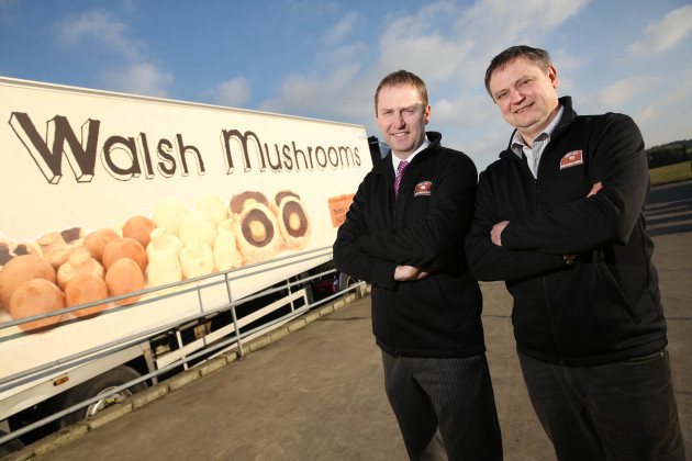 Padraic O'Leary, MD, Walsh Mushrooms & Vitali Shastak, Production Manager, Walsh Mushrooms Golden Ltd