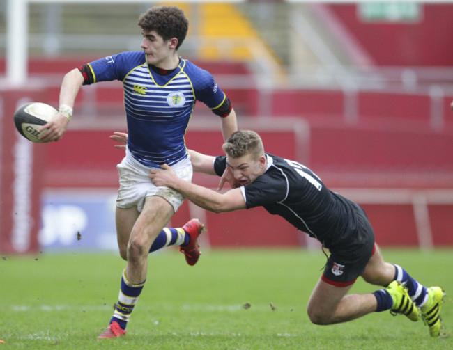 John Bateman is tackled by Tommy O'Hara