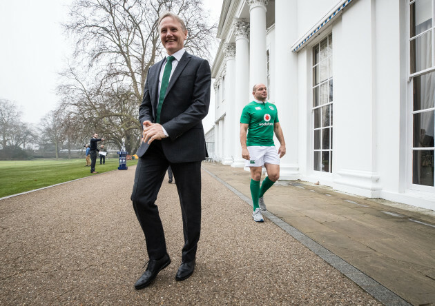 Joe Schmidt and Rory Best