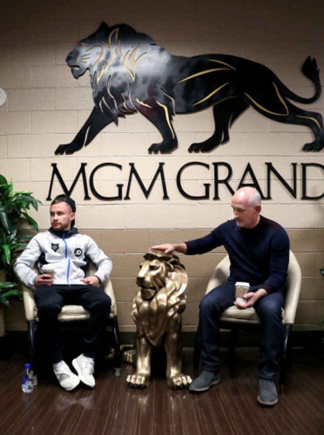 Carl Frampton with Barry McGuigan