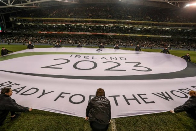 Banner for Ireland 2023 Rugby World Cup bid