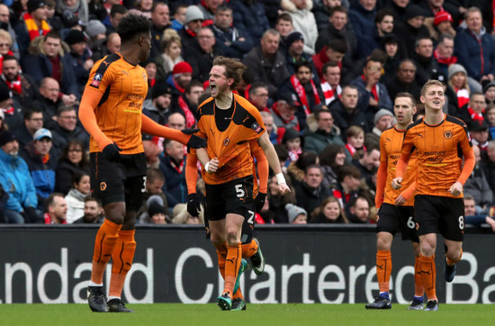 Liverpool v Wolverhampton Wanderers - Emirates FA Cup - Anfield