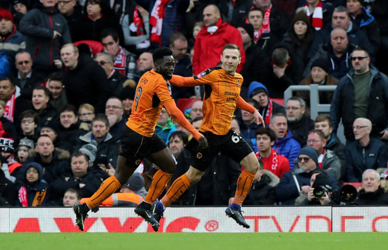 Liverpool v Wolverhampton Wanderers - Emirates FA Cup - Anfield