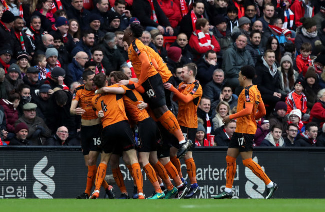 Liverpool v Wolverhampton Wanderers - Emirates FA Cup - Anfield