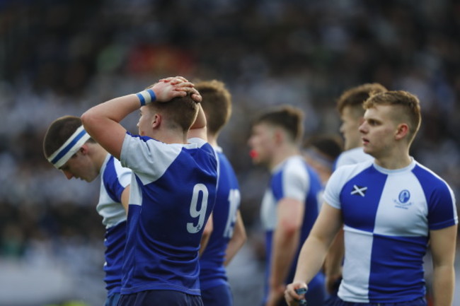 A dejected Ruadhan Byron of St Andrew’s College