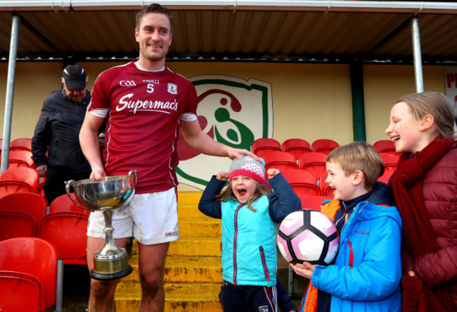 Gary O’Donnell joined by his nephew John Moran and Niece's Ella O'Donnell and Lauren O'Donnell