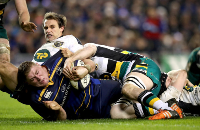 Tadhg Furlong scores their fifth try