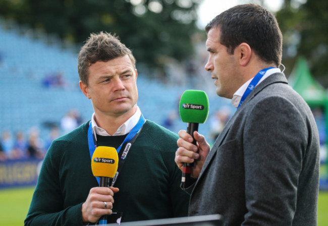 BT Sports pundits Brian O'Driscoll and Shane Jennings