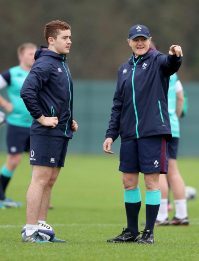 Joe Schmidt and Paddy Jackson