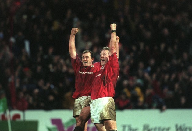 Peter Clohessy and Mick Galwey 8/1/2000