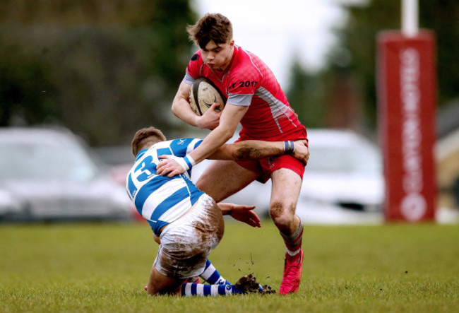 Padraig Leamy tackles Jack OMahoney