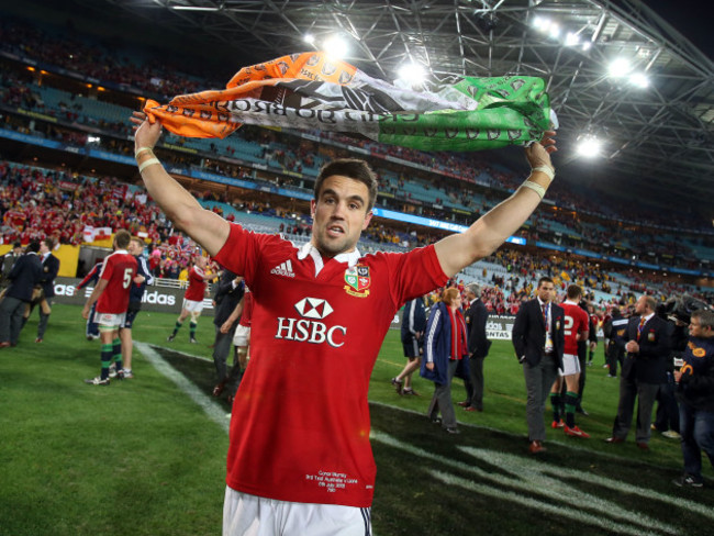 Conor Murray celebrates