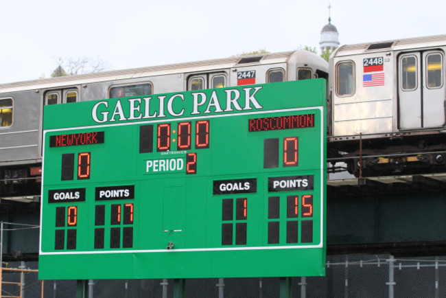 A view of the final score