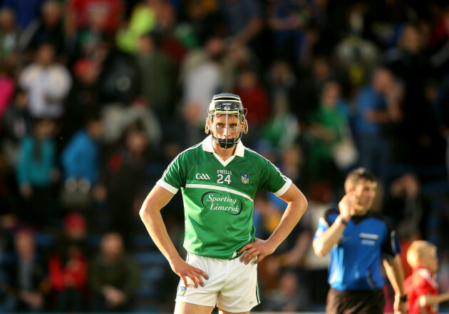 A dejected Gearoid Hegarty