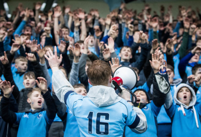 St. Michael's fans ahead of the game