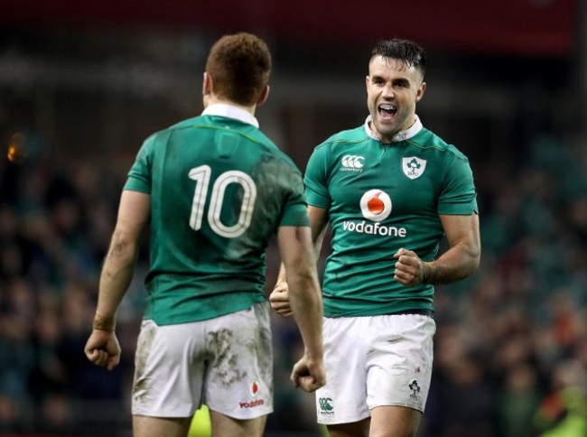 Conor Murray celebrates