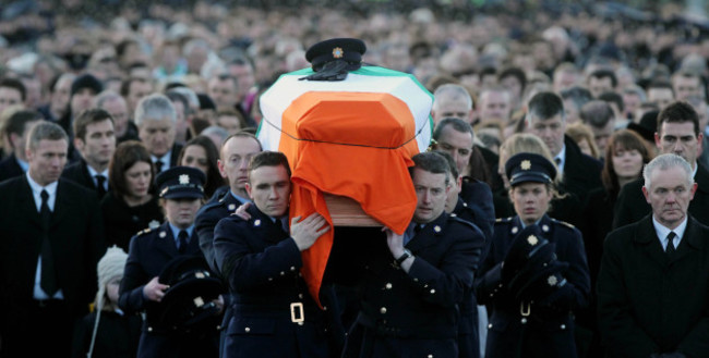 Detective Garda Adrian Donohoe's funeral