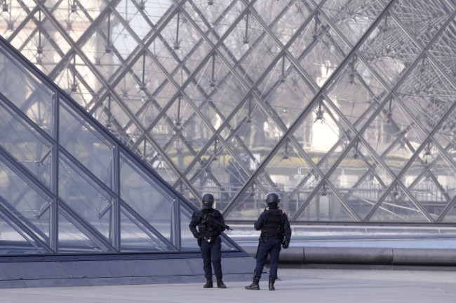 France Louvre Shooting