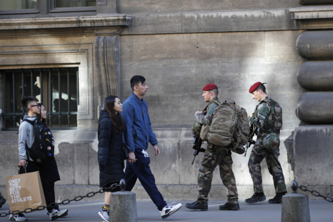 France Louvre Shooting