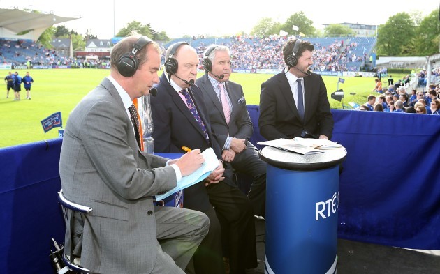 RTE's Daire O'Brien George Hook Brent Pope and Shane Horgan discuss the match 17/5//2014